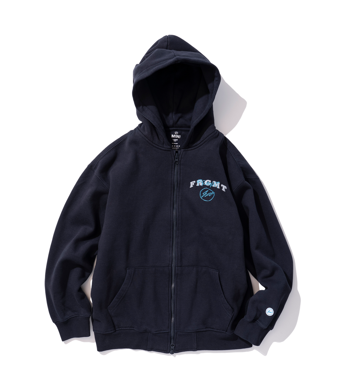 Mini Logo Zip Up Hoodie
